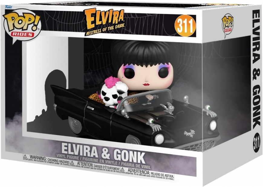 Funko Pop! Elvira and Gonk in the Macabre Mobile figure