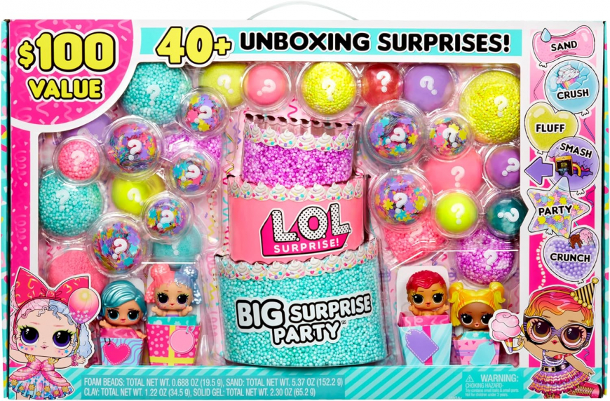 LOL Surprise New Big Surprise Party set with 4 dolls