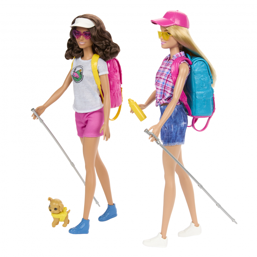 Barbie 2024 camping playset with 2 dolls