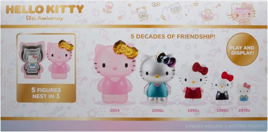 Hello Kitty 50th Anniversary Nesting Figures