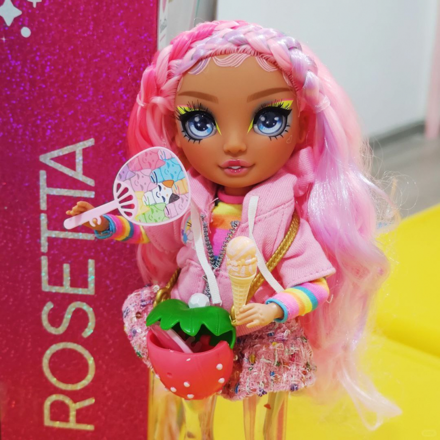 Rainbow High Sparkle & Shine Rosetta doll in real life