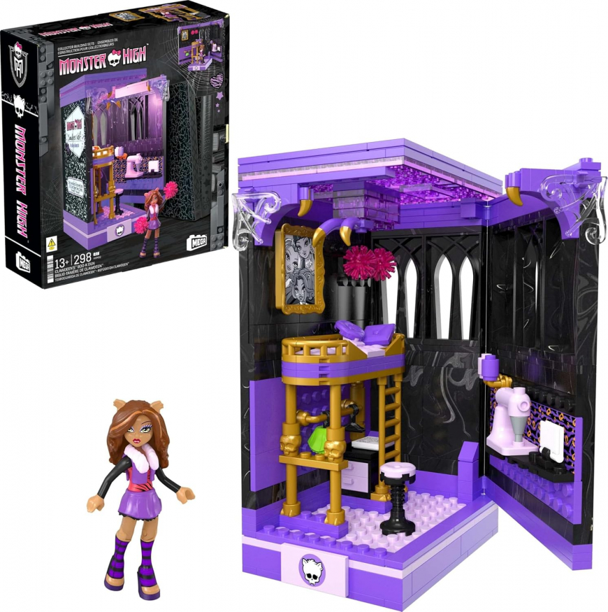 Mega Monster High Clawdeen's Boo-k Den