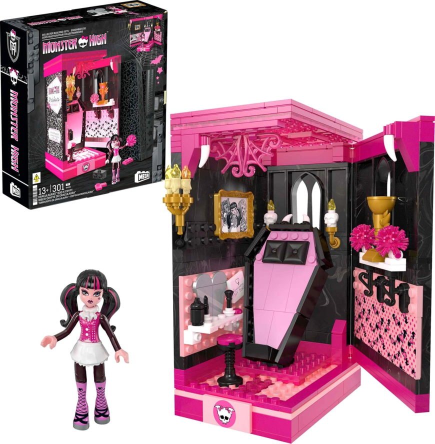 Mega Monster High Draculaura's Boo-k Crypt