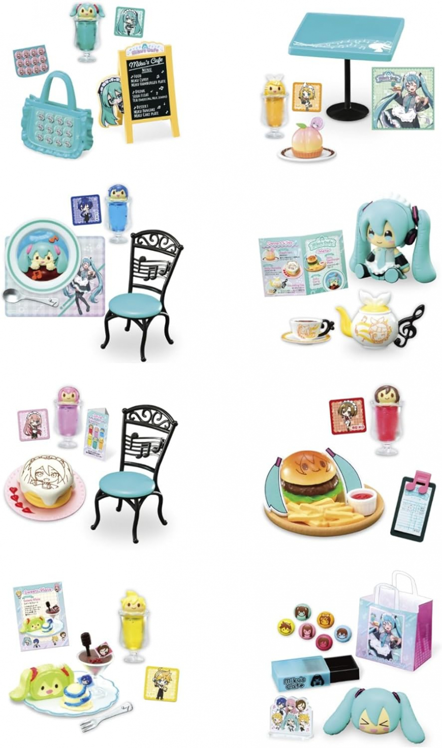 Re-ment HATSUNE Miku's Cafe mini toys figures