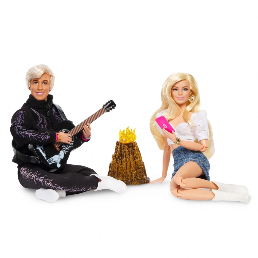 Barbie Signature Barbie The Movie Campfire Scene 2 pack Push Serenade dolls