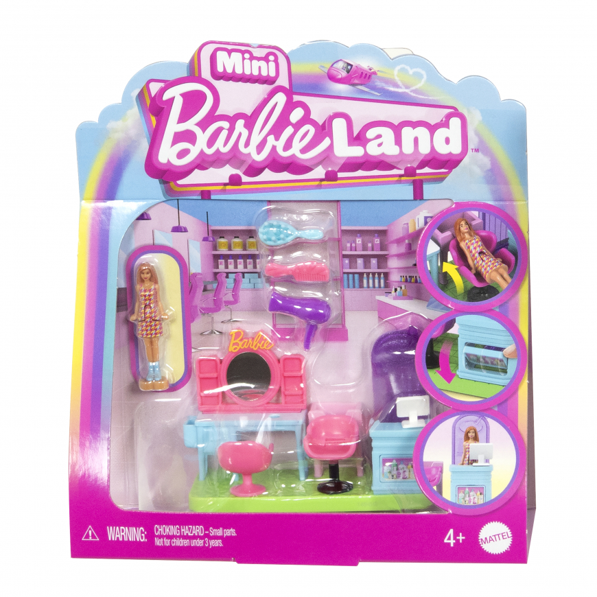 Barbie Mini BarbieLand Hair Salon playset