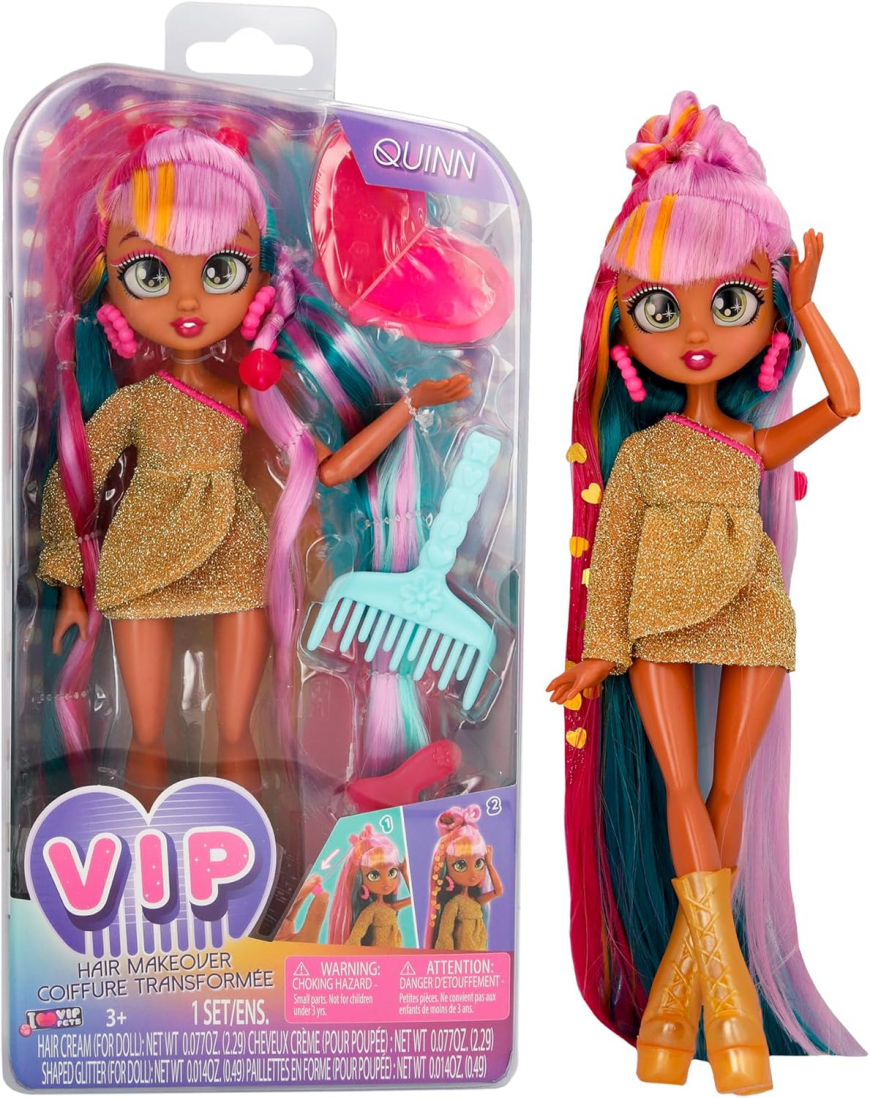 VIP Girls Hair Makeover Quinn doll