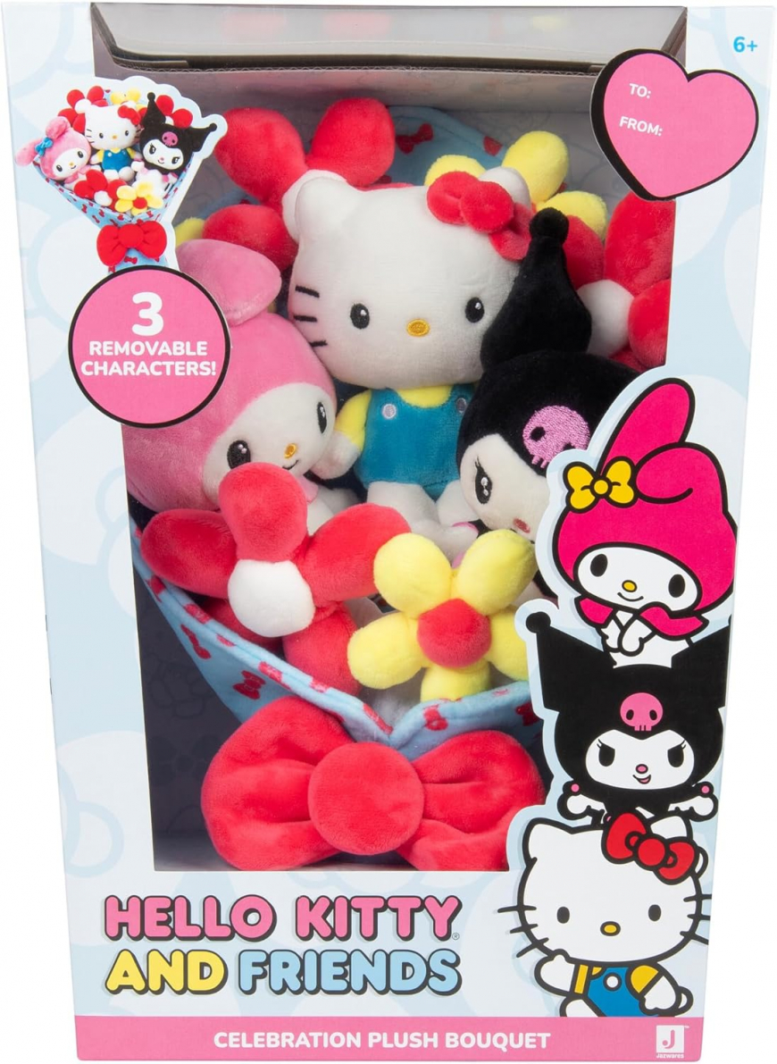 Hello Kitty and Friends - 12-inch Plush Celebration Bouquet