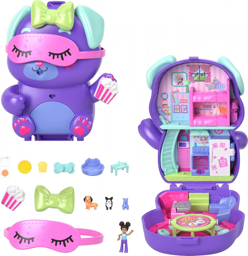 Polly Pocket Sleepover Puppy Compact