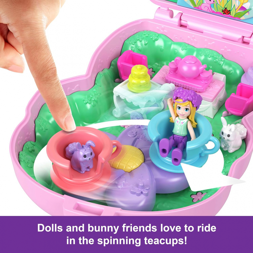 Polly Pocket Tea Party Bunny Compact