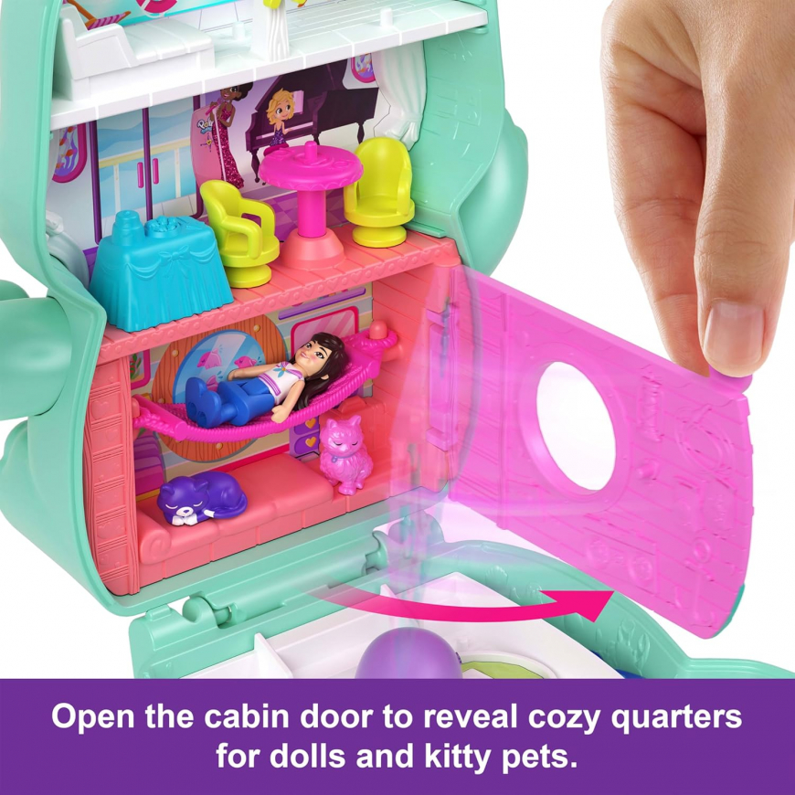 Polly Pocket Set Sail Kitty Compact