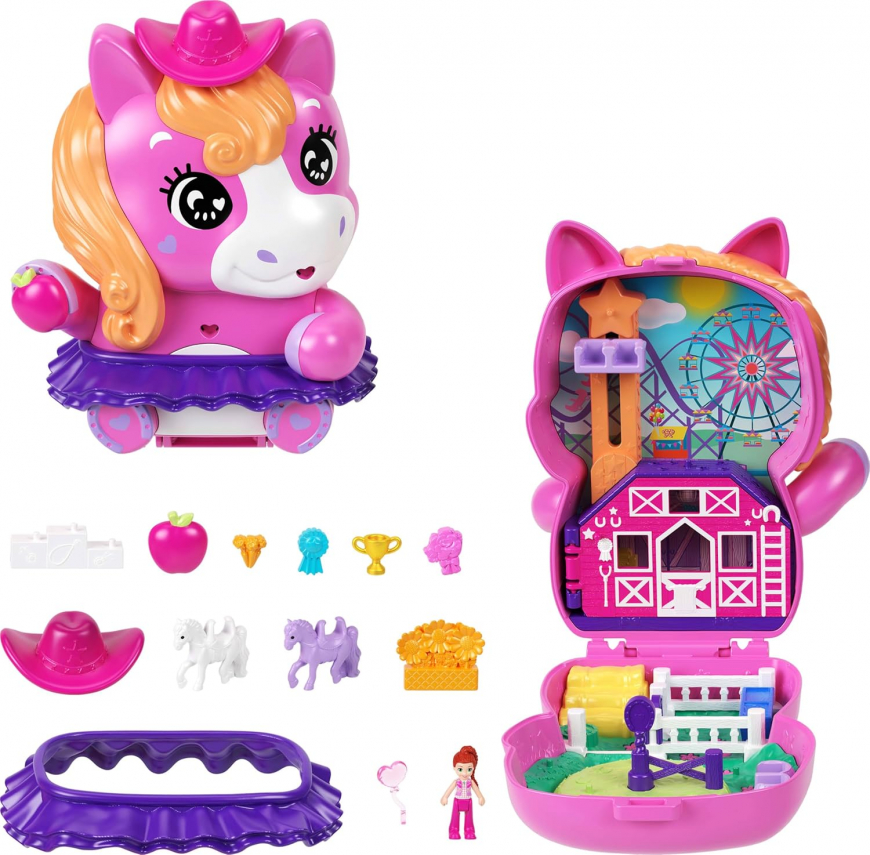 Polly Pocket Pony Rodeo Compact