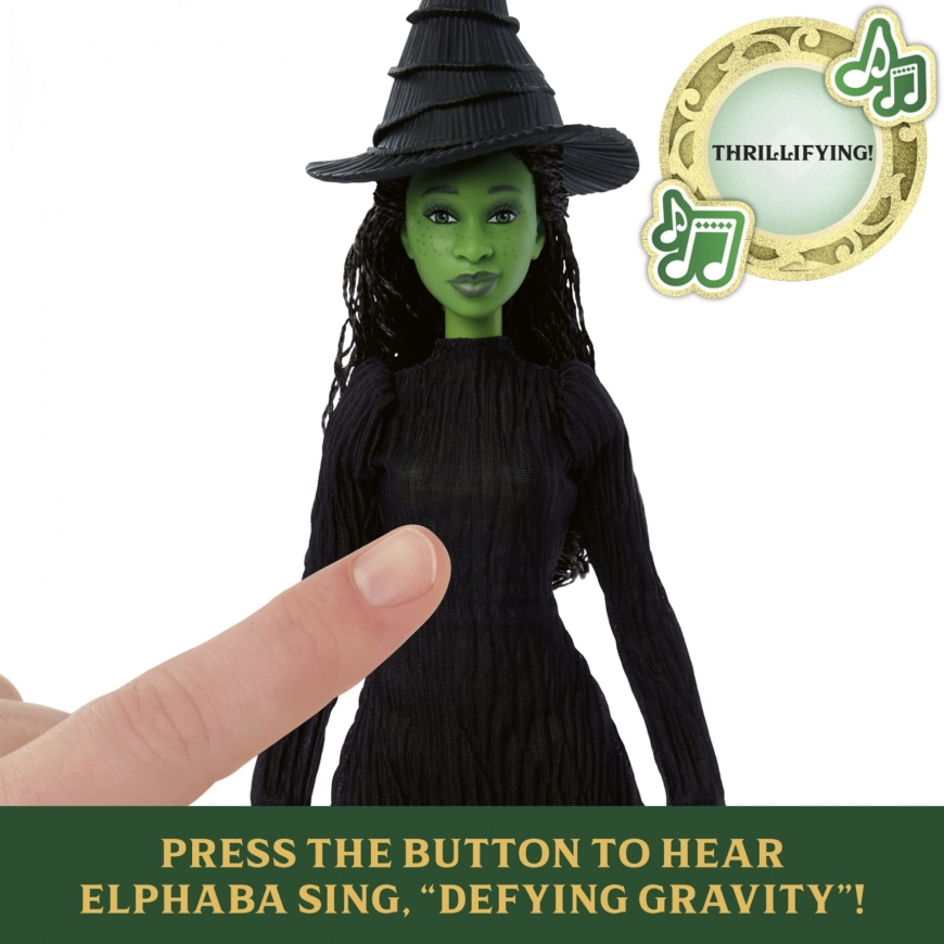 Wicked 2024 Singing Elphaba doll