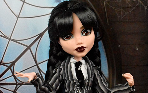 Monster High Wednesday Netflix dolls 2024: Wednesday Addams, Enid Sinclair and Wednesday ball dress