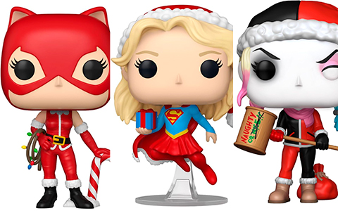 Funko Pop DC girls Superheroes Winter Holidays 2024 figures