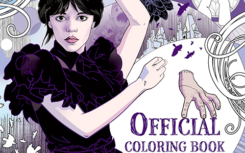 Netflix Wednesday Official Coloring Book