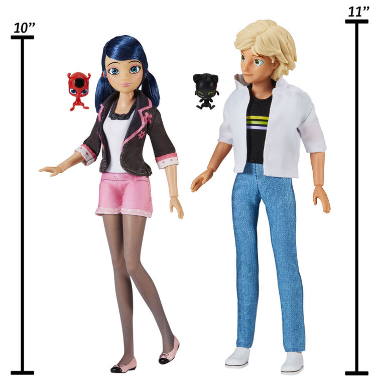 Miraculous Ladybug season 6 Miraculous crush pack - Marinette and Adrien fashion dolls