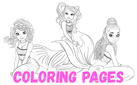 Mermaid Magic coloring pages