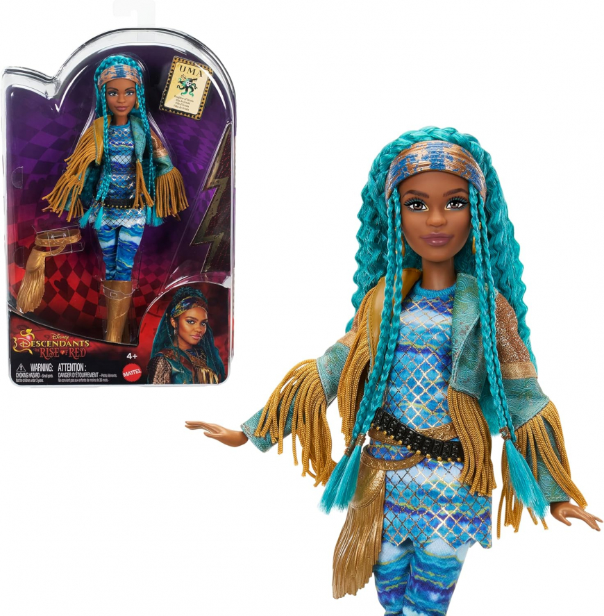 Mattel Disney Descendants: The Rise of Red Fashion Uma doll