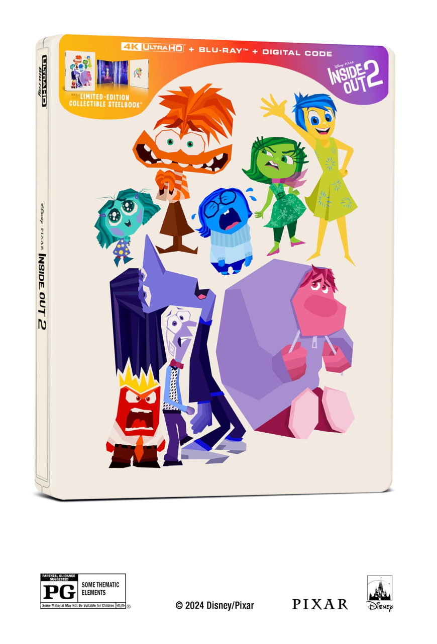Inside Out 2 4K UHD Limited Edition SteelBook