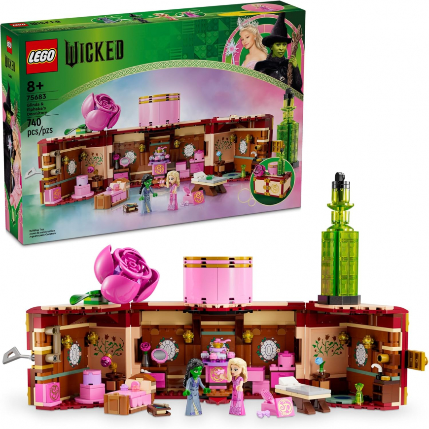 LEGO Wicked 2024 movie Glinda & Elphaba's Dormitory