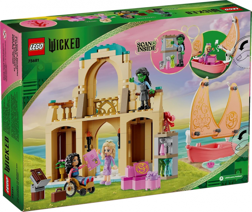 LEGO Wicked Glinda, Elphaba & Nessarose at Shiz University 75681