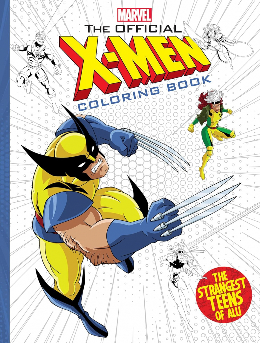 The Official X-Men Coloring Book 2024