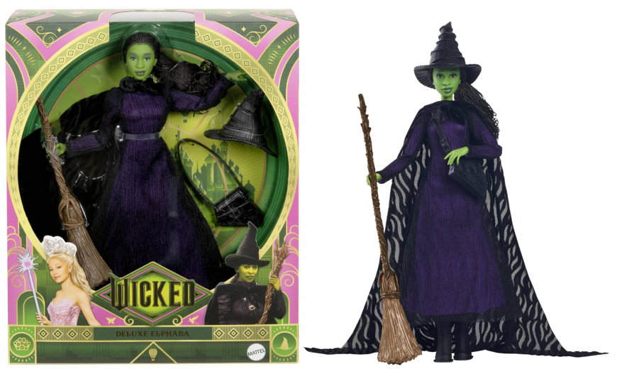 Wicked The Movie 2024 Deluxe Elphaba Fashion Doll HXY38