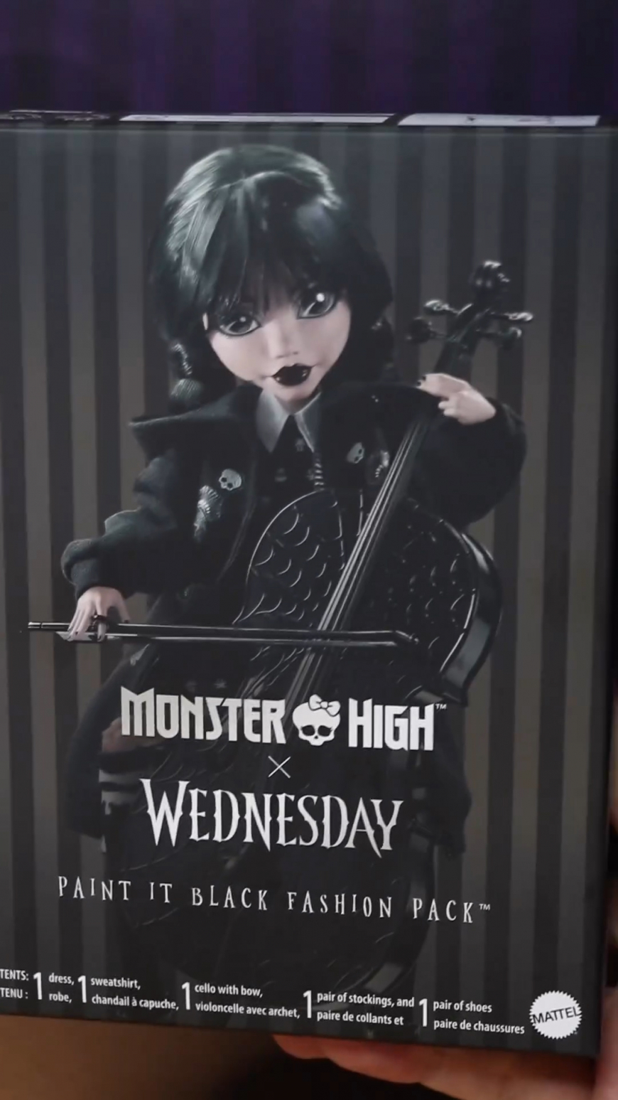 Monster High Wednesday Paint it Black Fashion Pack