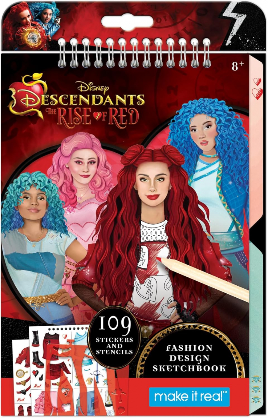 Descendants 4 Rise of Red Fashion Sketchbook