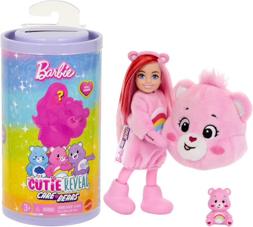 Barbie Chelsea Cutie Reveal x Care Bears dolls