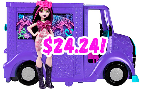 Moster High Monster Fest Draculaura Food Truck doll is on sale now