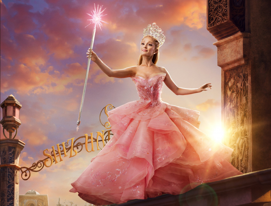 Ariana Grande as Glinda promo art