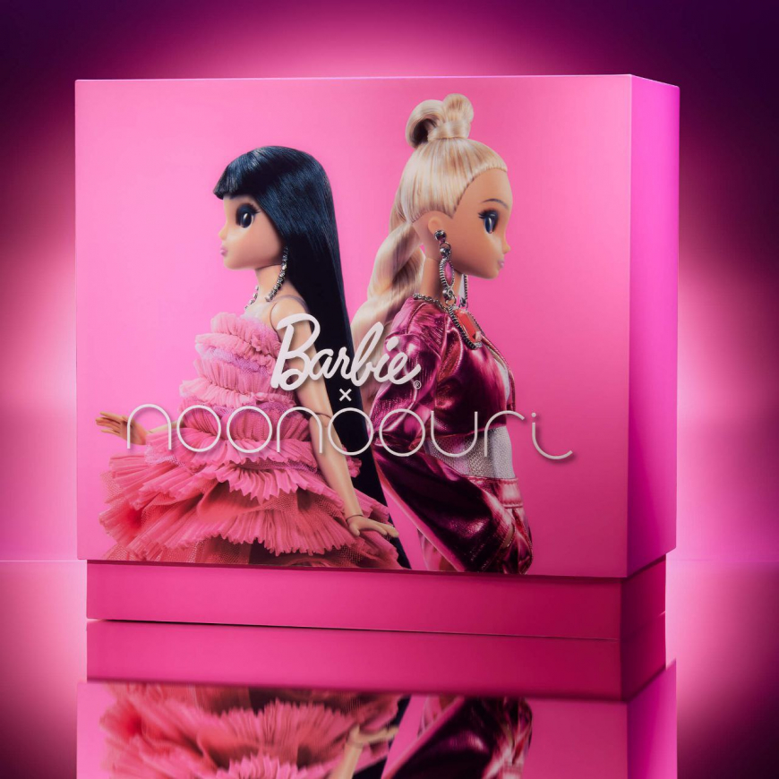 Barbie x Noonoouri collaboration collector dolls