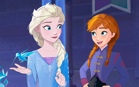 Off the Page Adventures: Arendelle Ice Calamity Disney Frozen new short