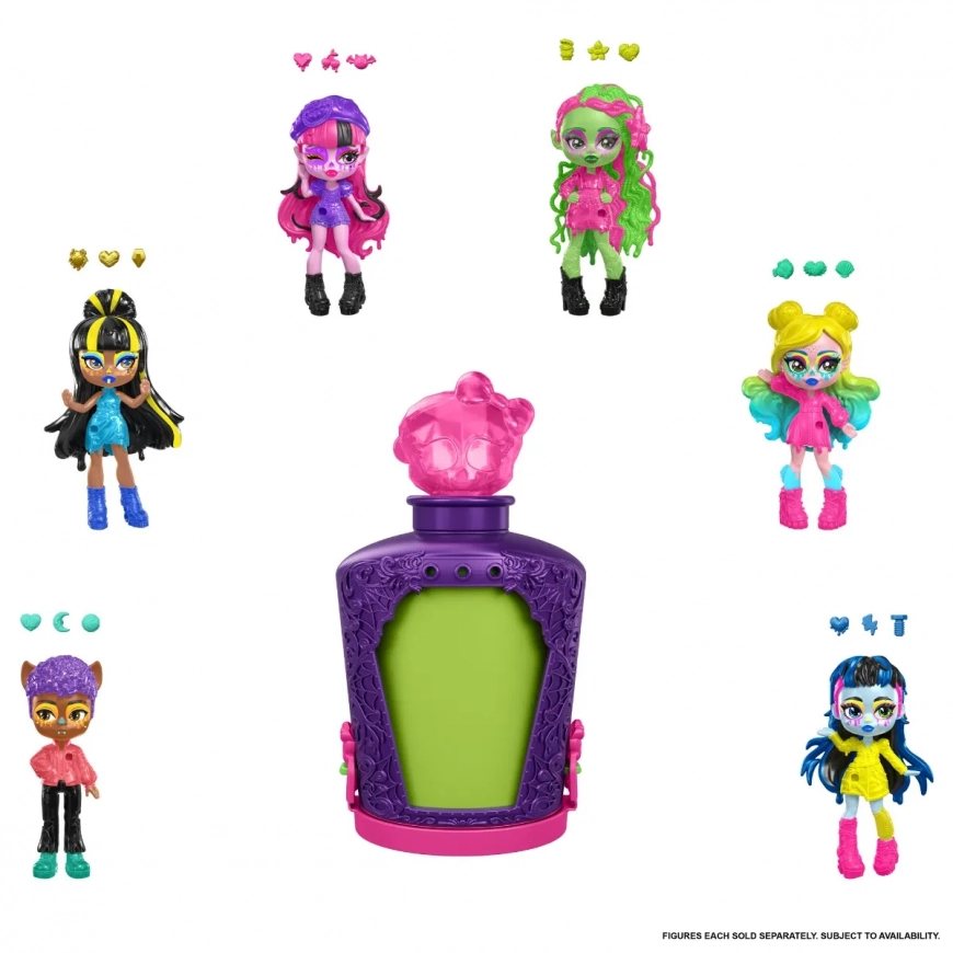 Monster High Potions series 3 fright sized ghouls mini dolls