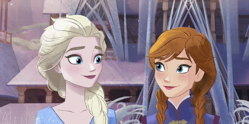 Off the Page Adventures: Arendelle Ice Calamity Disney Frozen new short