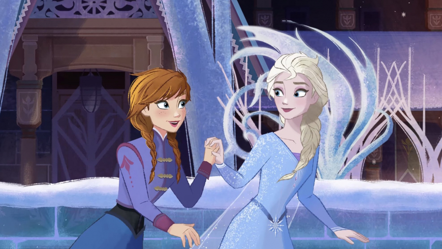 Off the Page Adventures: Arendelle Ice Calamity Disney Frozen new short