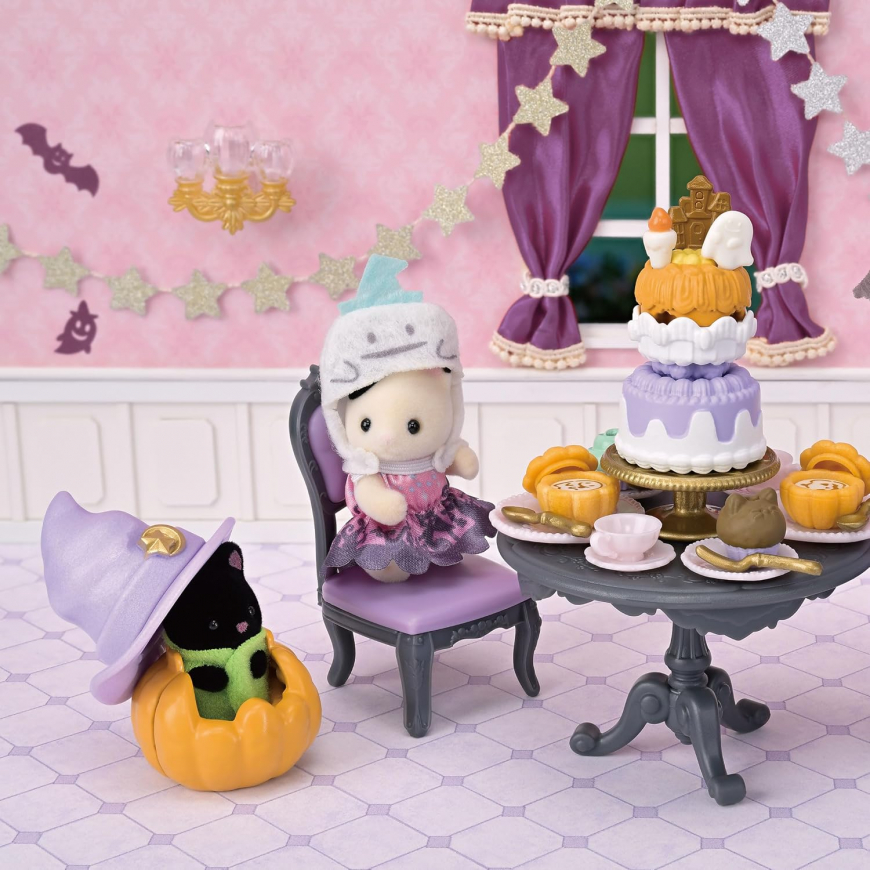 Calico Critters Halloween Surprise Party Set