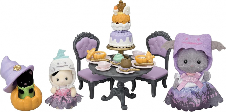 Calico Critters Halloween Surprise Party Set