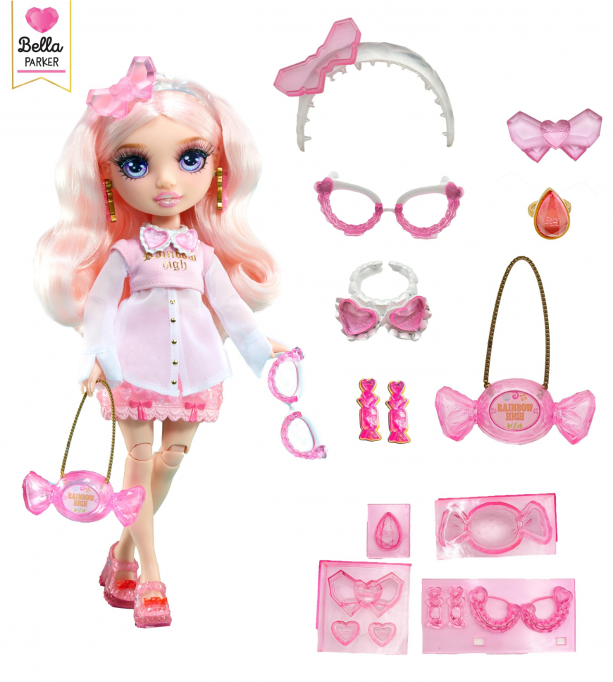 Rainbow High Creative Crystals Bella Parker doll