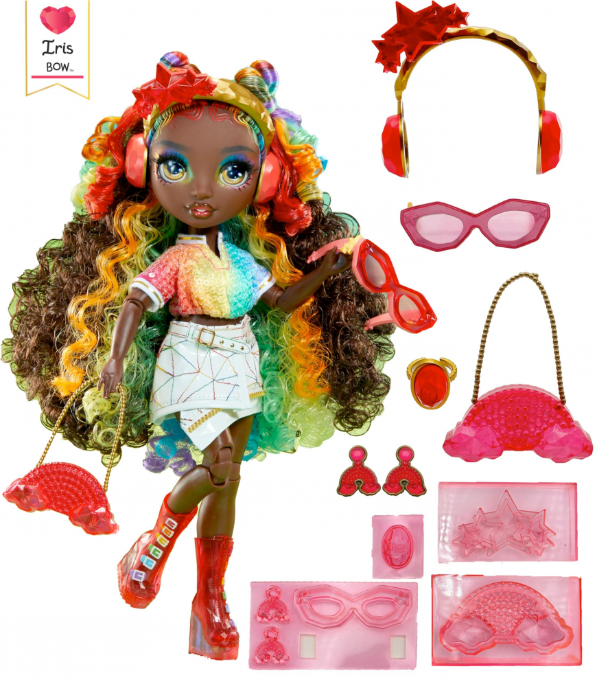 Rainbow High Creative Crystals Iris Bow doll