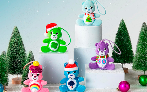 Micro Teenies Holiday Care Bears 5-Pack Treasure Box