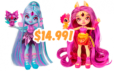 Magic Mixies Galaxy Hair Pixlings Deluxe Hair Dolls