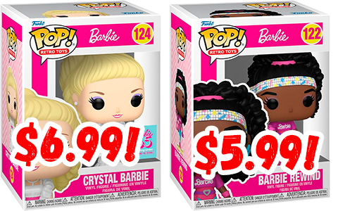 Barbie Funko Pop figures on sale!