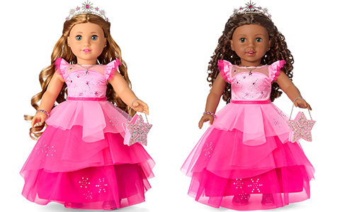 American Girl 2024 Pink Stardust Holiday Collector Dolls