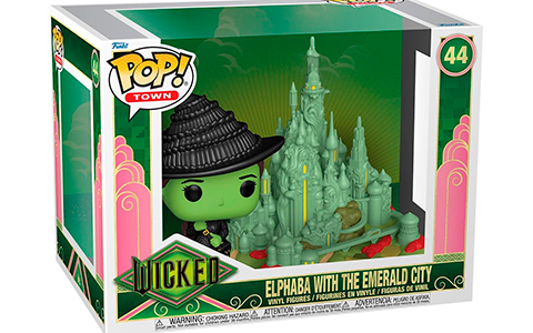 Funko Pop Town: Wicked - Elphaba with The Emerald City