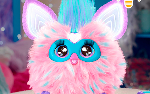 New Furby Cotton Candy Interactive Plush Toy