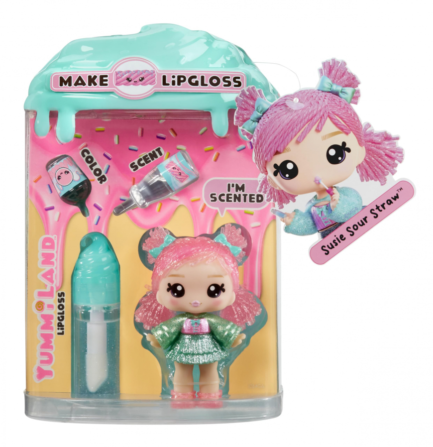 Yummiland Lip Gloss Doll - Licorice (Susie Sour Straw)