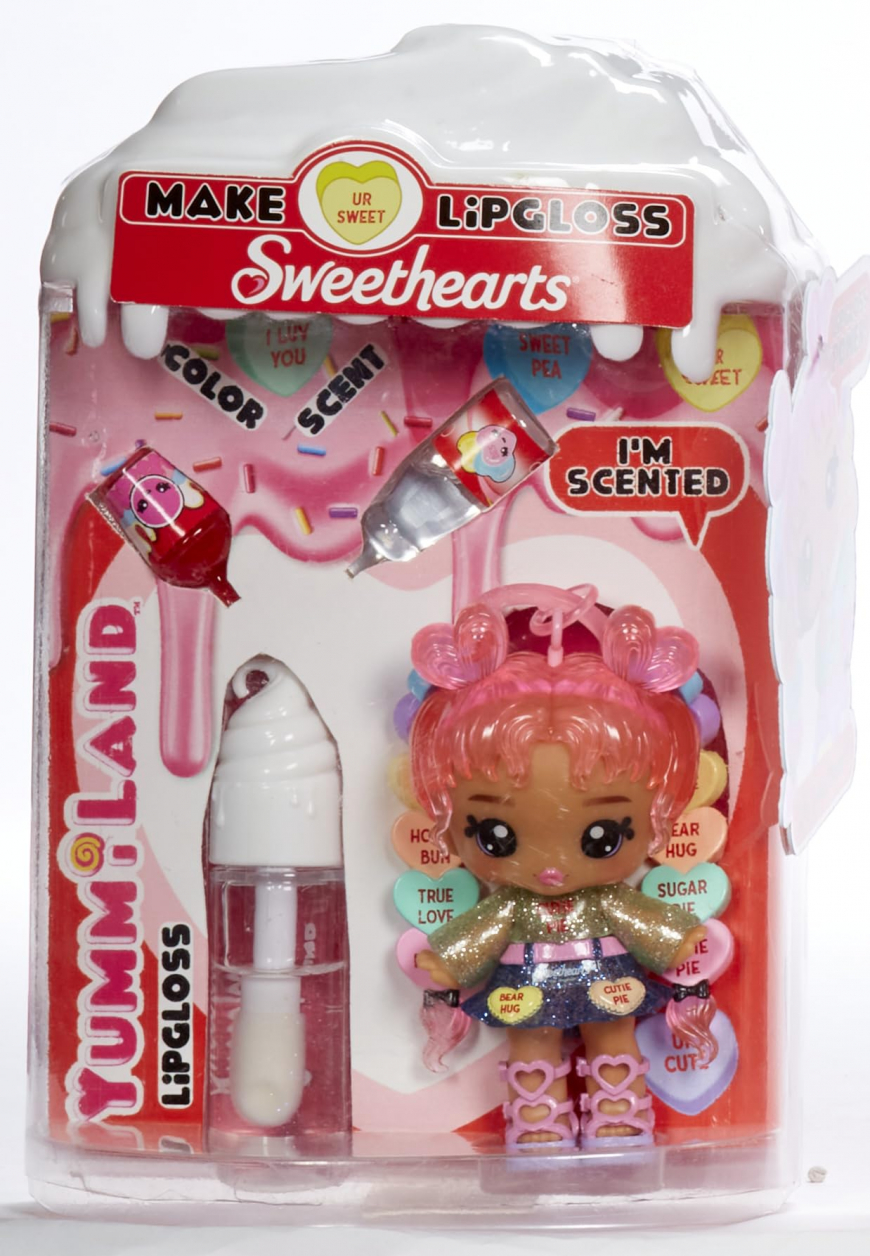 Yummiland Lip Gloss Doll - Valentine's 1 Red (Ruby Sweethearts)